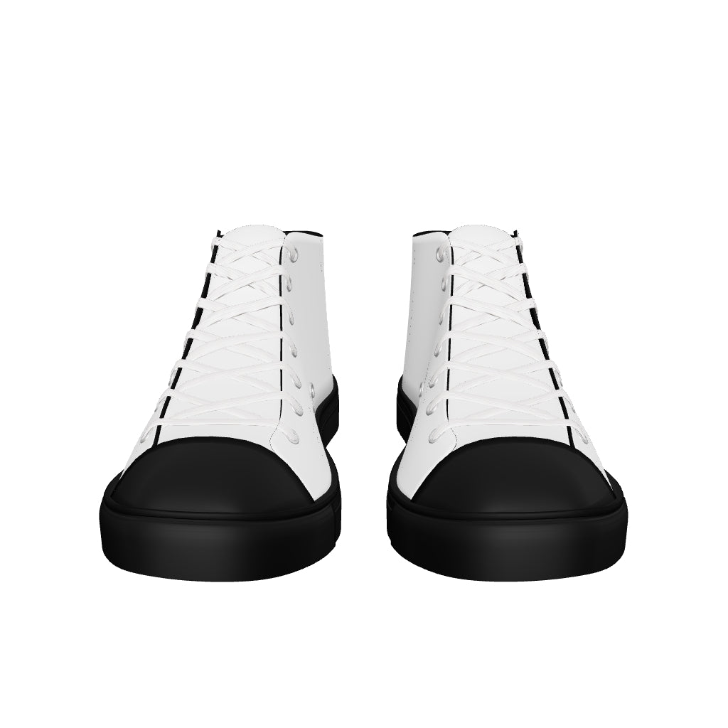 flora cash // Men's Signature Skull High-Tops (Yin/Yang Edition)