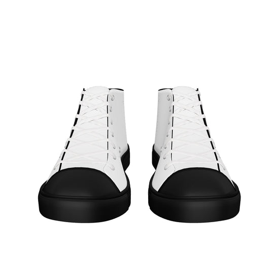 flora cash // Men's Signature Skull High-Tops (Yin/Yang Edition)